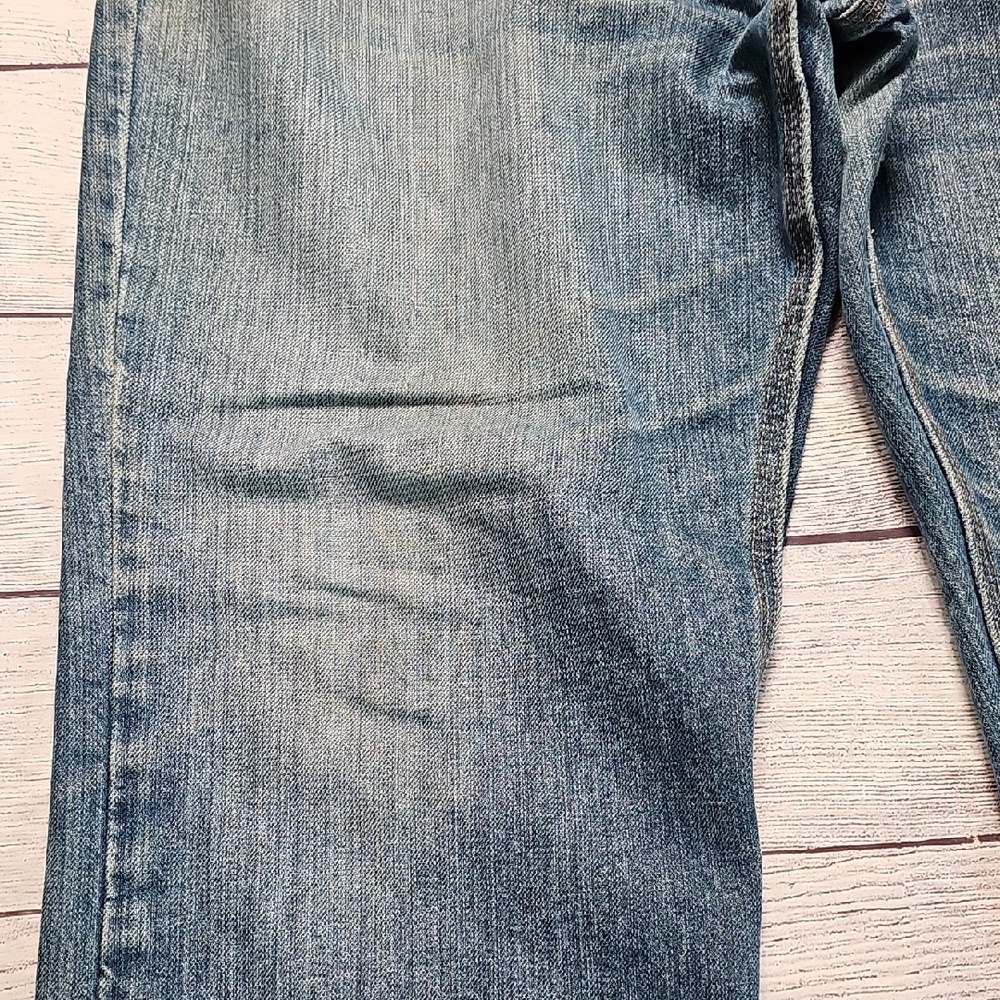 Carhartt 40x32 Blue Straight-Leg Jeans with Classic Fading - Picture 10 of 16
